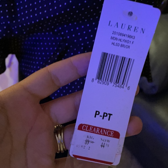 Beautiful Pin-up style ruffle Ralph Lauren blouse top - Picture 4 of 6